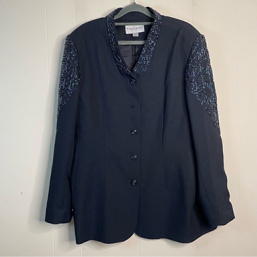 Vintage John Meyer Beaded Blazer